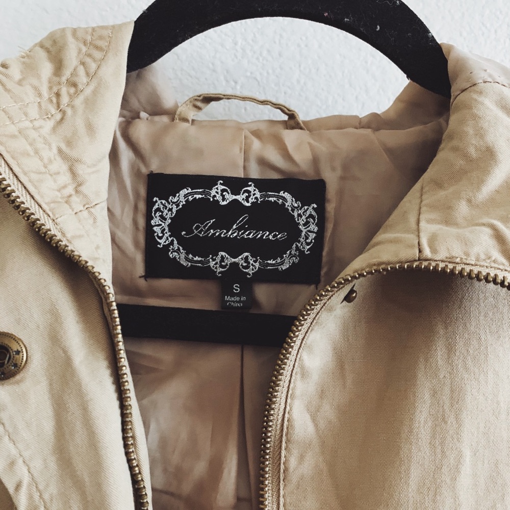Tan Utility Jacket - Picture 2 of 2
